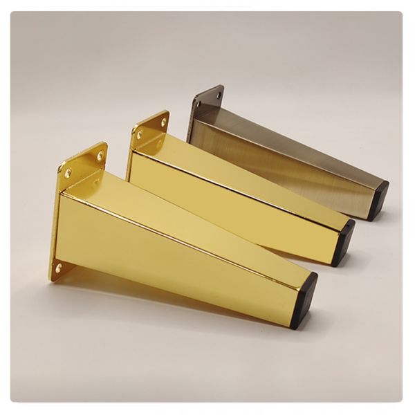 Furniture Legs Gold Modern Nightstand TV Stand Feet Steel Metal Furniture Bed Cabinet Sofa Legs