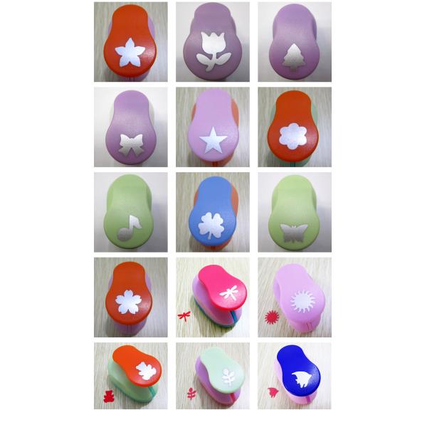 Métal et ABS 6x3.8x5cm Punch de papier moyen pour le bricolage décoratif Mini Eva mousse gravure