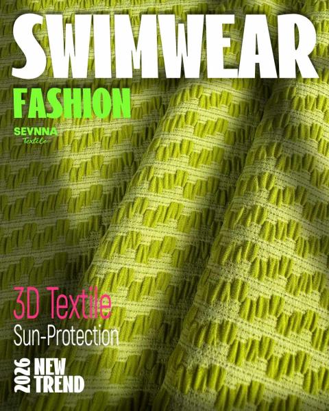 Regular Fit Recycled Swimwear Fabric Breathable and Sustainable for Swimwear Manufacturing