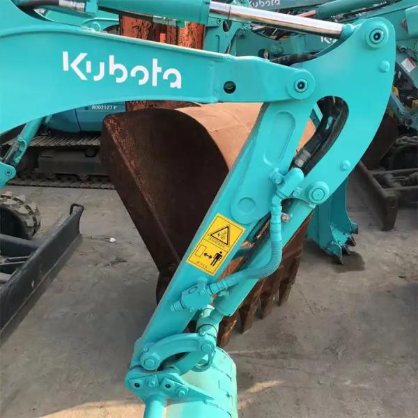 Superbe performance 9,6 kW mini creuseuse utilisée Kubota U-15 avec voie en caoutchouc