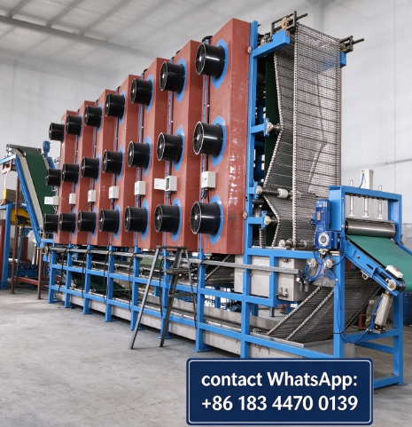 Customized Design Rubber Sheet Batch off Cooler with PLC Automatic Control and Horizontal Structure