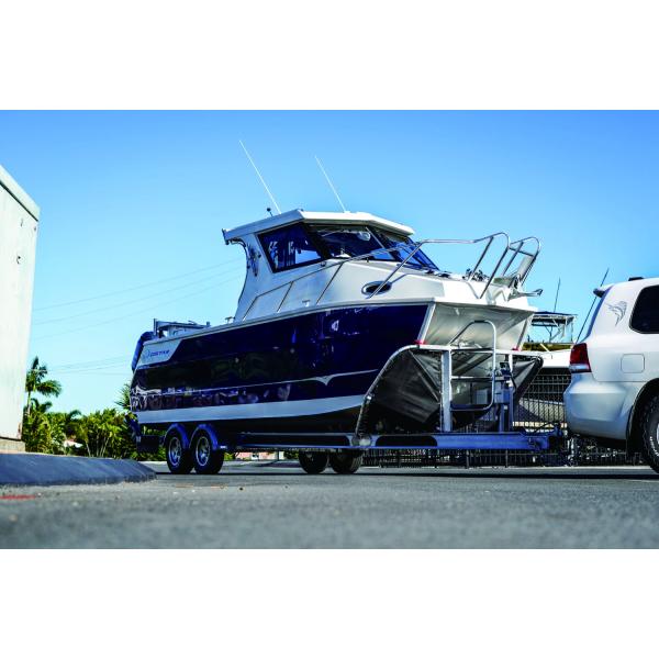 23ft 7m Profisher Enclosed Cabin Rowing Fishing Boat Aluminum Boat for Sale