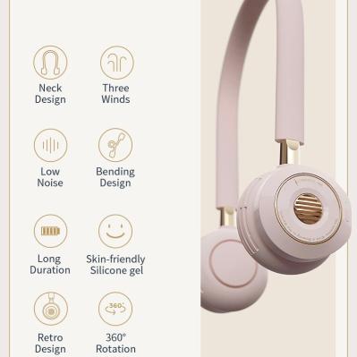 Fã Wearable do agregado familiar em torno do ajuste da engrenagem do pescoço três