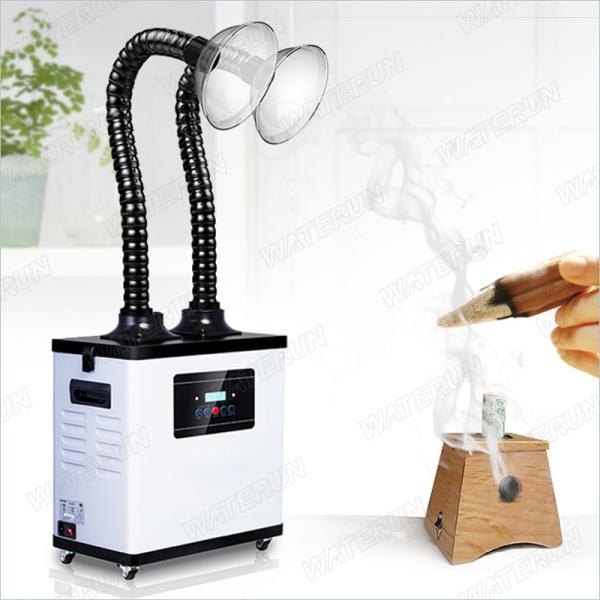 Nails Art Salon Fume Extractor Portable Wheeled Durable Acrylic  Round Nozzles