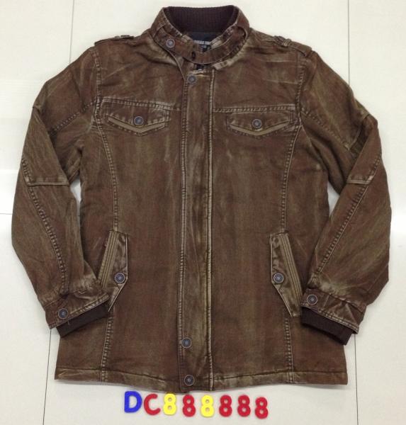 DC888888 Men's cotton with jean washing jacket coat