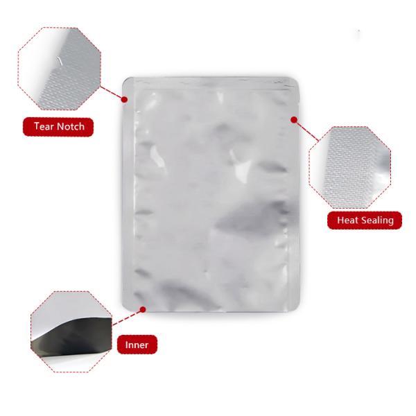Custom Printed Vacuum Seal Frozen 3 Side SealSmell Proof Laminated Aluminum Foil Retort Pouch Plastic Packing Food Packaging Bag