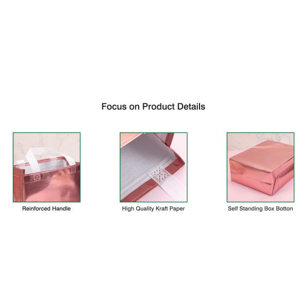 Colorful Gift Bags With Tissues – 9PCS Reusable Gift Bags Medium Size - Perfect As Goodie Bags, Birthday Gift Bag