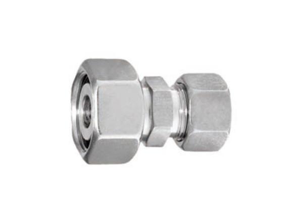 Flexible Hydraulic Pipe Fittings Reusable Tube End Quick Connect Movable Nut GVR Series