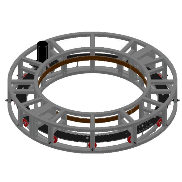 Moving Rotating Display Stand Turntable 360 Degree Circle Lighting Truss