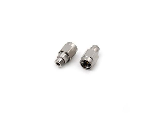 Milimeter wave connector stainless Steel 3.5mm Male for .086RG405 Cable