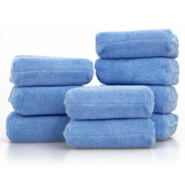 10PCS Blue Microfibre Applicator Pads Sponge For Applying Wax/ Sealants