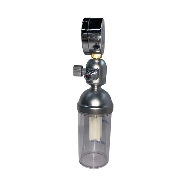 Stainless Steel Hospital Oxygen Flow Meter With Humidifier Multiple Assembly