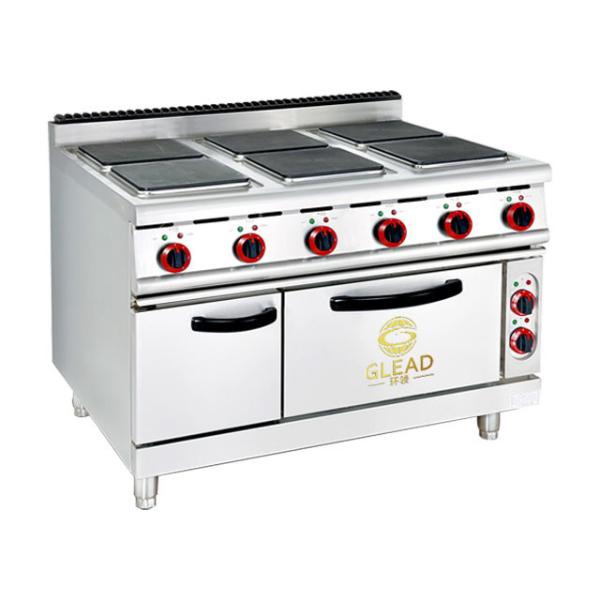 Equipamento de cozinha de restaurante elétrico comercial de aço inoxidável de 29 kW GL-TT-6