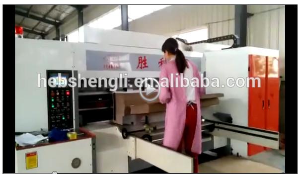 2-6 Colors Printing Cardboard Box Making Machine