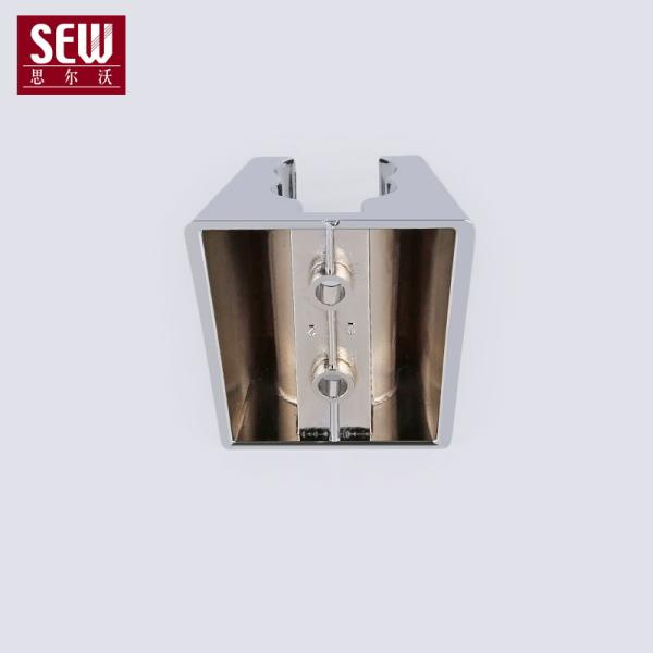 Chromed Bathroom Shower Accessories , Adjustable Wall Mount Hand Shower Holder