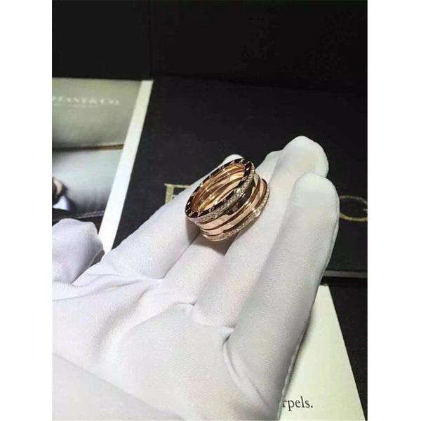 Luxury jewe factory B.zero1  series  ring 18k white gold yellow gold rose gold diamond ring