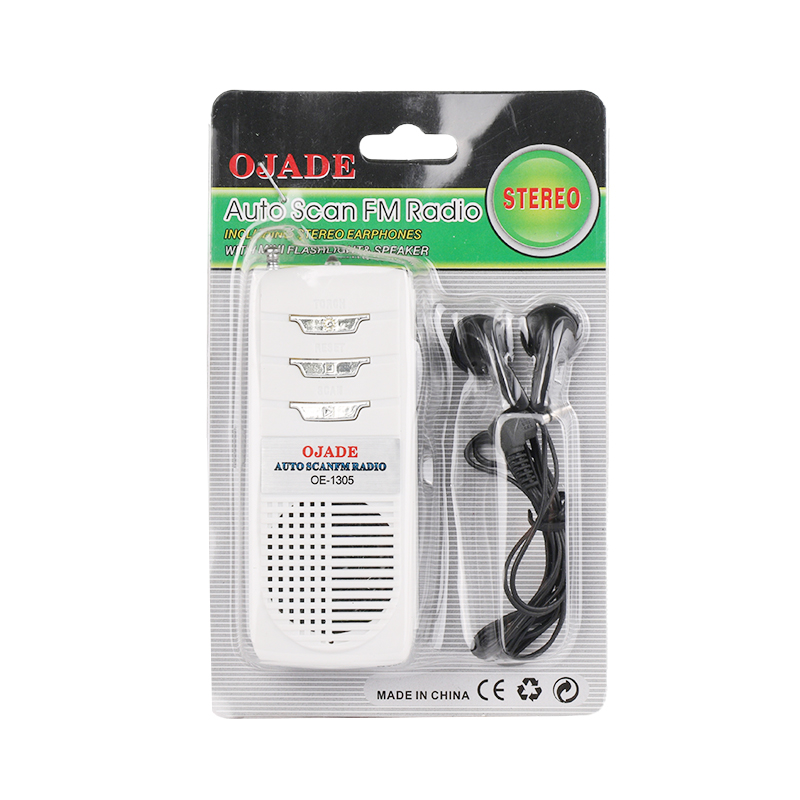 Небольшое радио с продвижением 22mm радио кармана FM Джек FM88 наушников Handheld