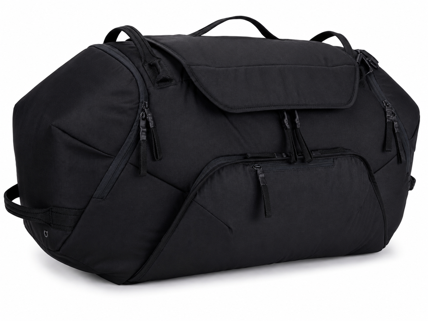 80L Ski & Snowboard Travel Duffel Bag, Large Gear Organizer with Boot Compartments, Soft Helmet & Goggle Pocket and Dry Bag