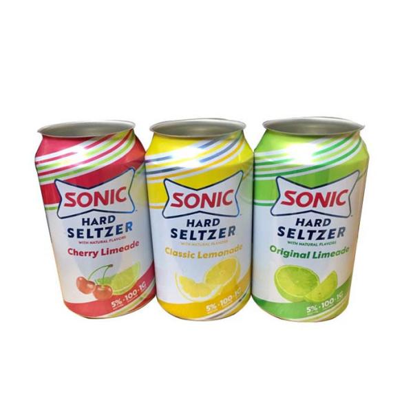 Aluminum Beverage Cans 330 ml Soft Drinks Slim Cans With Easy Open Pull Ring