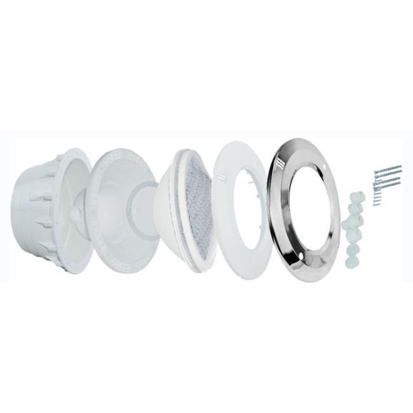 Vivienda plástica de la luz de la piscina del cuerpo, lugar de acero inoxidable de la luz de la piscina PAR56