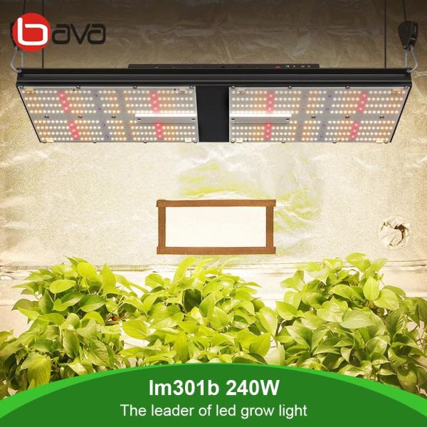 2.6umol/J 240W LM301B Samsung LED Grow Light Indoor Horticulture Lighting