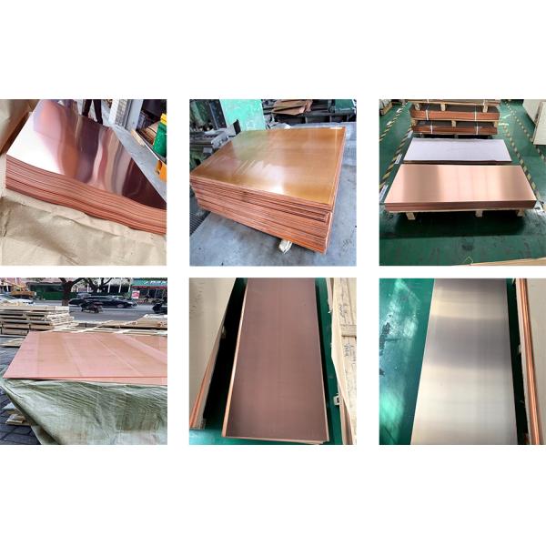 Custom Copper Brass Sheet Plate Mill Polished 5mm Thick 2500mm