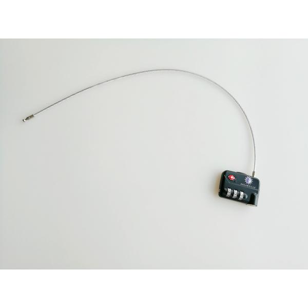 TSA 320 Luggage Cable Lock / Zinc Alloy Backpack Cable Lock Free Sample Available