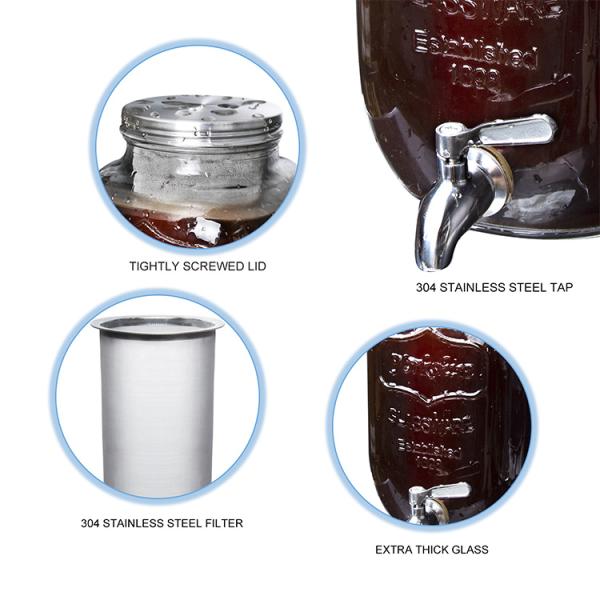 1 Gallon Cold Brew Coffee Brewer