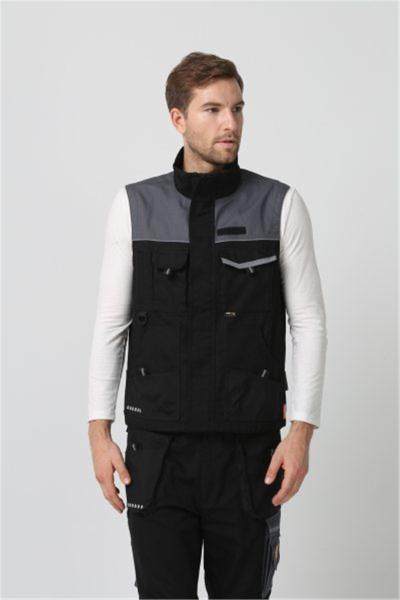 Cordura® Reinforcement Indoor And Outdoor Mens Work Vest Velcro Fastener