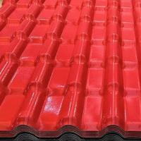 folhas espanholas do telhado da resistência do tempo de Asa Synthetic Resin Roof Tile da onda de 160mm