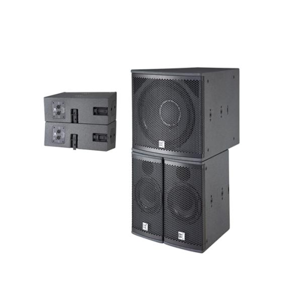 Black CVR 2 Way Crossover Column Array Speakers Full Range