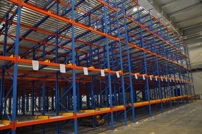 FIFO Gravity Pallet Racking High Efficiency ISO9001 Certificate
