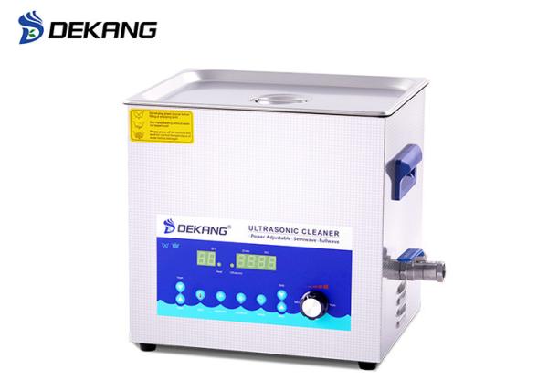 6.5 Liter 180W Ultrasonic Cleaning Machine Stainless Steel Temperature Setting
