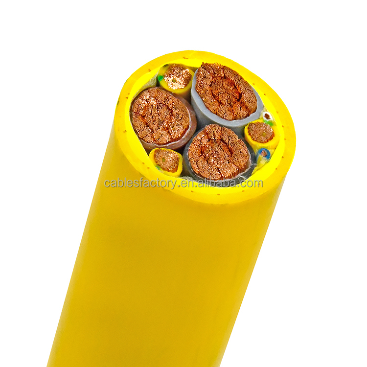 0.6/1kV Rated Voltage Buflex M PUR Rubber Cable with Flame Retardant Polyurethane Sheath and Class 5 Flexible Copper Conductor