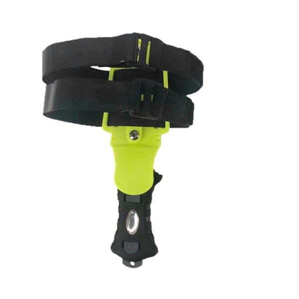 Black Stainless Steel Dive Knife , Deep Sea Diving Knife With Leg Strap