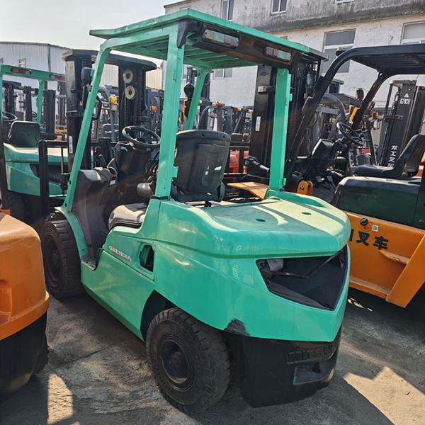 Diesel Forklift 3 Ton 3.5 Ton Used Montacargas Forklift With Nissan / Mitsubishi / Isuzu Engine