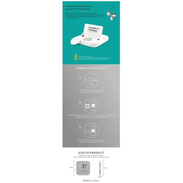 Smart Brightness Thermometer BLE(XZ-WSD02)