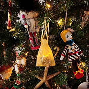 Organza Bags, Mesh Drawstring Gift Bags Small for Jewelry Wedding Party Baby Shower Favor Bags