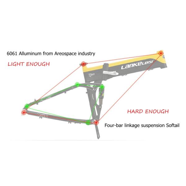 Folding Electric Powered Bicycles 48V 500W 26 Inch Fat Tire