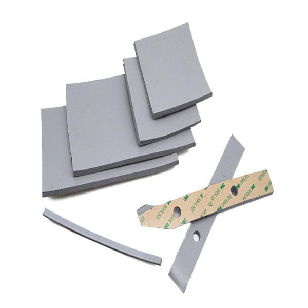 Z-Foam800-10EC Inflaming Retarding Silicon Foam Pad Custom Silicone Foam Gasket For Machinery Seal