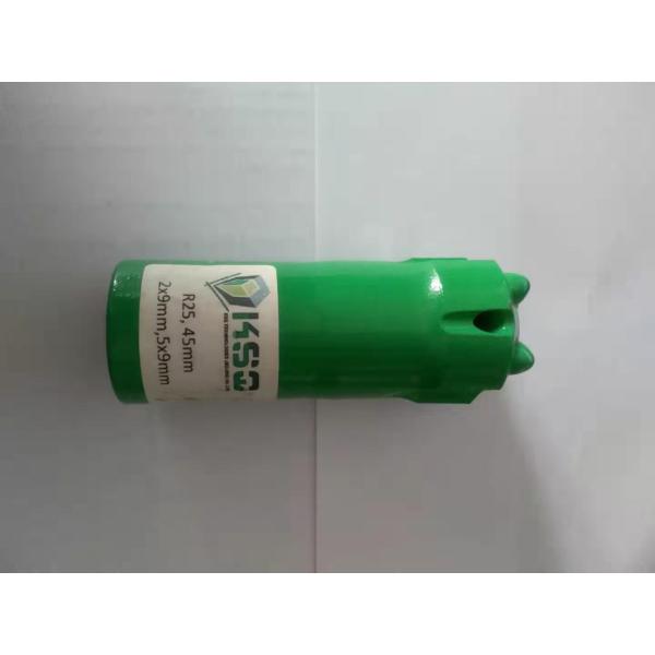 Thread Button Drill Bit R25 Tungsten Carbide Small Drill Bits 40° Angle For Metal Drilling