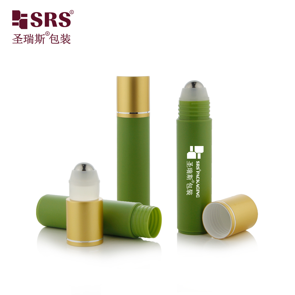 Wholesale 30ml Refillable Plastic Roll‑on Bottle Steel Ball Aluminum Cap For Perfume Deodorant Oil