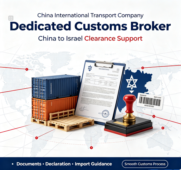 Safe Shipping From China To Israel Dedicated Customs Broker Traceable Cargo China International Transport Company