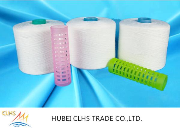 NE 303 Polyester Yarn For Sewing Thread Raw White Bright China factory PP bags