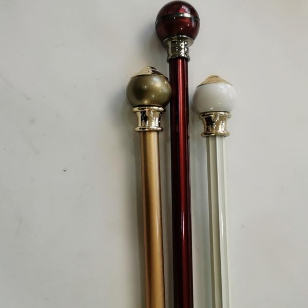5.8 Metre Horizontal 0.4mm Ceiling Mount Double Curtain Rod