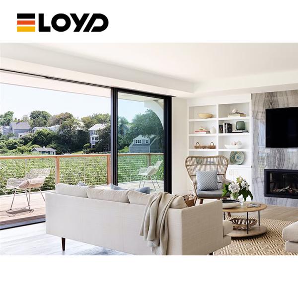 Aluminum Frame Waterproof Interior Patio Exterior Glass Aluminum Sliding Door