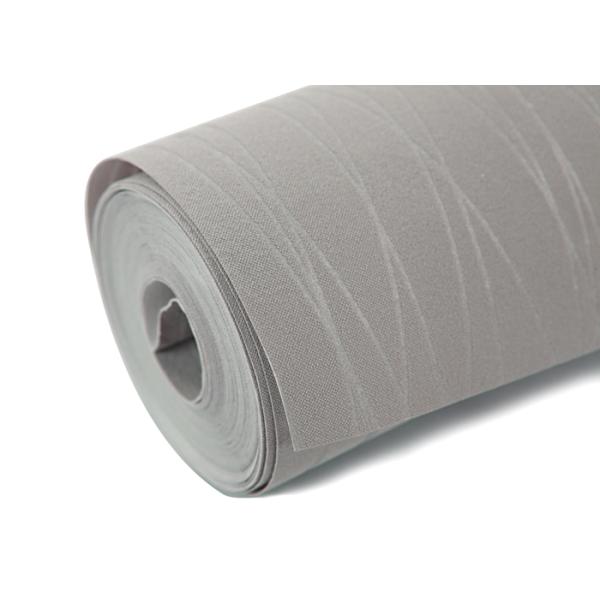 Simple Grey Stripes Modern Removable Wallpaper for Home , Embossed Wall Coverings