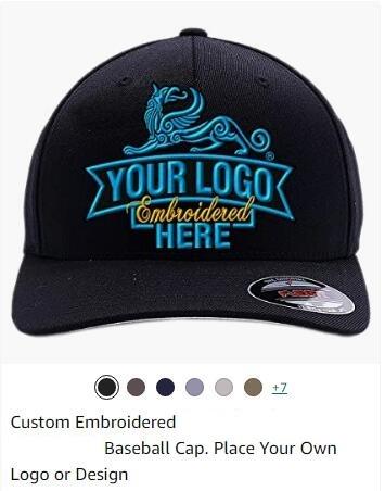 Custom Baseball Cap With Your Text,Personalized Adjustable Trucker Caps Casual Sun Peak Hat For Gifts