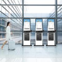 27' Self Hotel Airport Check-In Kiosco Impresora con depósito en efectivo y función ATM