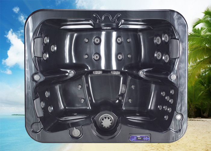 Square Acrylic Whirlpool Massage Outdoor Bathtubs E-370S 2000 * 1640 * 800mm